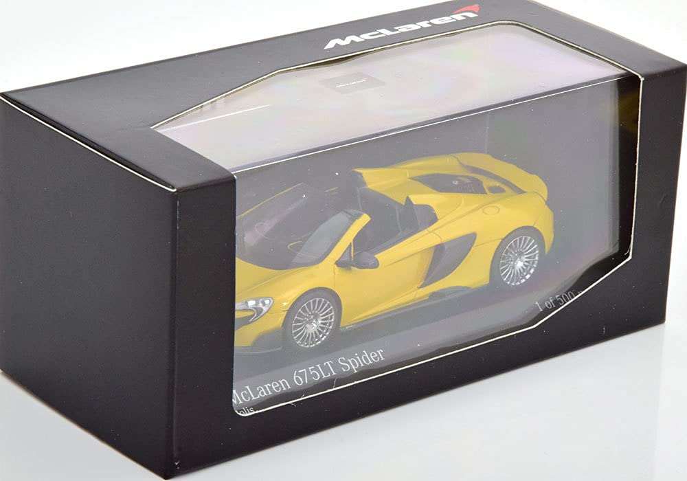 Amazon | minichamps 1:43 McLaren 675LT Spider 2016 solis yellow
